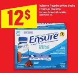 Maxi Ensure ou Glucerna offer