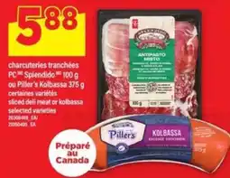 Maxi PC Splendido 100 g ou Piller's Kolbassa 375 g offer