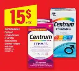 Maxi Centrum Multivitamins offer