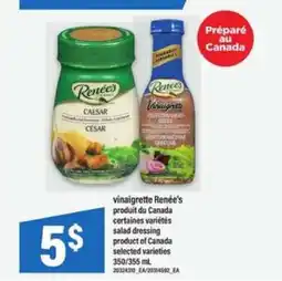 Maxi Renée's vinaigrette offer