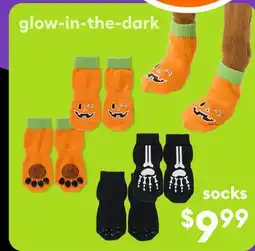 Petsmart Glow-in the-dark socks $9.99 offer