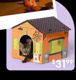 Petsmart Thrills & Chills Trick or Treat Hideout Scratch Haunted Hut offer