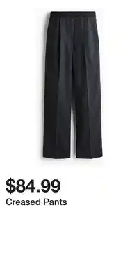 H&M Creased Pants offer