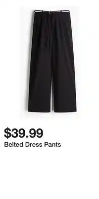 H&M Belted Dress Pants offer