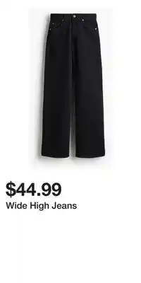 H&M Wide High Jeans offer