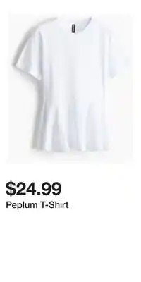 H&M Peplum T-Shirt offer