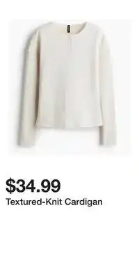 H&M Textured-Knit Cardigan offer