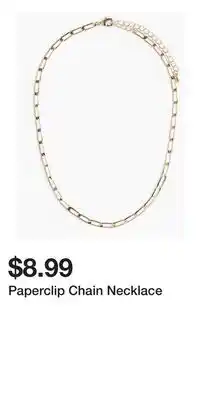 H&M Paperclip Chain Necklace offer