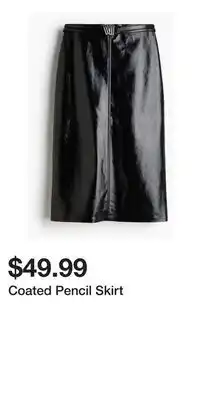 H&M Coated Pencil Skirt offer