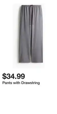 H&M Pants with Drawstring offer