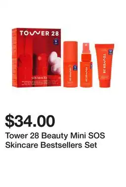 Sephora Tower 28 Beauty Mini SOS Skincare Bestsellers Set offer