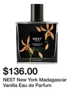 Sephora NEST New York Madagascar Vanilla Eau de Parfum offer