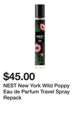 Sephora NEST New York Wild Poppy Eau de Parfum Travel Spray Repack offer