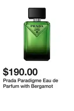 Sephora Prada Paradigme Eau de Parfum with Bergamot offer