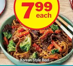M & M Food Market Korean Style Beef offer