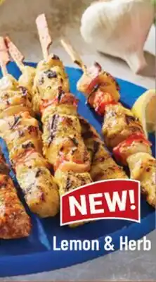 M & M Food Market Lemon & Herb Chicken Skewers offer