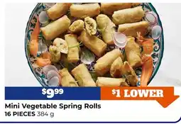 M & M Food Market Mini Vegetable Spring Rolls offer