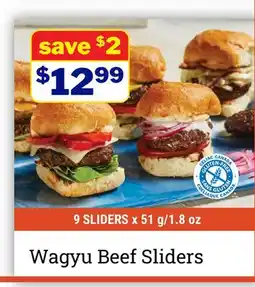 M & M Food Market Wagyu Beef Sliders offer
