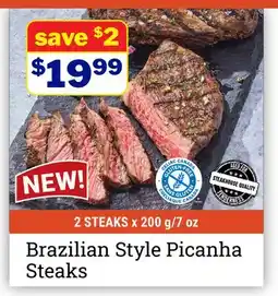 M & M Food Market Brazilian Style Picanha Steaks offer