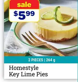 M & M Food Market Homestyle Key Lime Pies offer