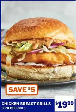 M & M Food Market CHICKEN BREAST GRILLS 8 PIECES offer