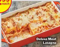 M & M Food Market Deluxe Meat Lasagna offer