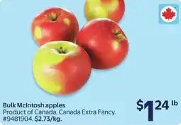 Walmart Bulk McIntosh apples offer