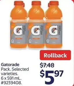 Walmart Gatorade offer