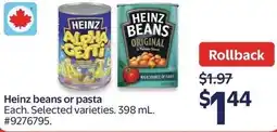 Walmart Heinz beans or pasta offer