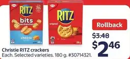 Walmart Christie RITZ crackers offer