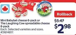 Walmart Mini Babybel cheese or The Laughing Cow spreadable cheese offer
