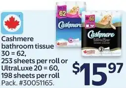 Walmart Cashmere bathroom tissue offer