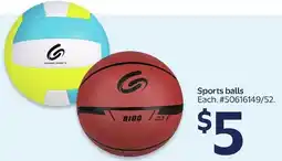Walmart Sports balls offer