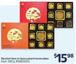 Walmart Reunion lava or lava custard mooncakes offer