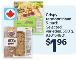 Walmart Crispy tandoori naan offer