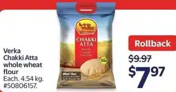 Walmart Verka Chakki Atta whole wheat flour offer