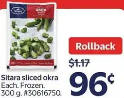 Walmart Sitara sliced okra offer
