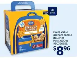 Walmart Great Value graham cookie pouches offer
