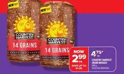 Metro COUNTRY HARVEST GRAIN BREADS offer