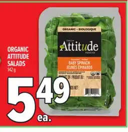 Metro ORGANIC ATTITUDE SALADS offer