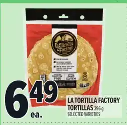 Metro LA TORTILLA FACTORY TORTILLAS offer