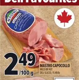 Metro MASTRO CAPOCOLLO offer