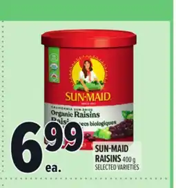 Metro SUN-MAID RAISINS offer