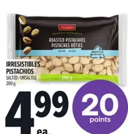 Metro IRRESISTIBLES PISTACHIOS offer