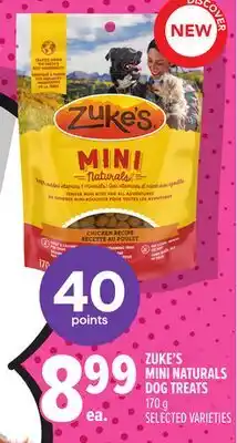 Metro ZUKE'S MINI NATURALS DOG TREATS offer