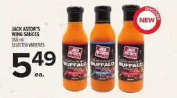 Metro JACK ASTOR'S WING SAUCES offer