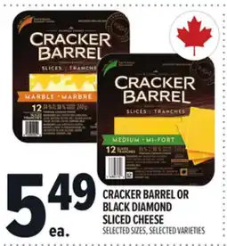 Metro CRACKER BARREL OR BLACK DIAMOND SLICED CHEESE offer