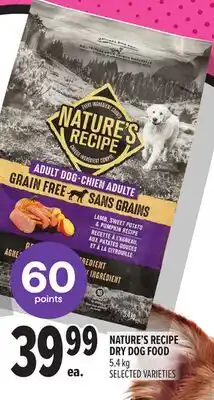 Metro NATURE'S RECIPE DRY DOG FOOD offer