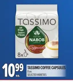 Metro TASSIMO COFFEE CAPSULES offer