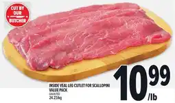 Metro INSIDE VEAL LEG CUTLET FOR SCALLOPINI VALUE PACK offer